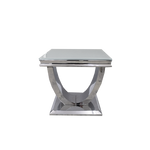Arial Lamp White Glass
