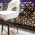ASTRA VELVET BAR STOOL