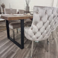 Kensington dining chair with deep button back