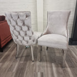 Kensington dining chair with deep button back