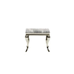 Light grey Marble Lamp Table