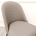 ALBA LEATHER DINING CHAIR – RIBBED STITCHING & BLACK SCANDINAVIAN LEGS