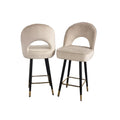 ASTRA VELVET BAR STOOL