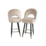 ASTRA VELVET BAR STOOL