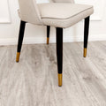 ASTRA LEATHER CHAIR – HIGH QUALITY BLACK LEGS WITH GOLD TIPS