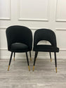 ASTRA LEATHER CHAIR – HIGH QUALITY BLACK LEGS WITH GOLD TIPS