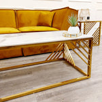 Azure Gold Coffee Table