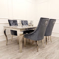 Louis Chrome 1.8m Dinning Table Set