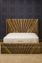 MODERN CROWN TWIN TRIM WING BED