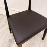 ELSA WOODEN WISHBONE CHAIR WITH MATT.