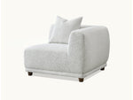 Aluxo Lottie Modular Corner Group in Polar Boucle