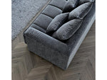 Gramercy 3 + 2 in Steel Velvet