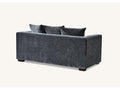 Gramercy 3 + 2 in Steel Velvet