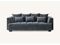 Gramercy 3 + 2 in Steel Velvet