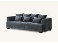 Gramercy 3 + 2 in Steel Velvet