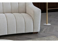 Astoria 3 Seater Sofa in Oatmeal Boucle Fabric