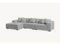 Leonard  in Cloudy Grey Boucle