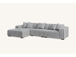 Leonard  in Cloudy Grey Boucle