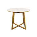 Lucien Gold 1.2m Round Dining Table