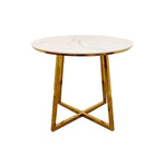 Lucien Gold 1.2m Round Dining Table
