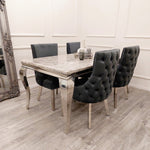 Kensington dining chair with deep button back
