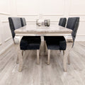 Kensington dining chair with deep button back