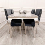 Kensington dining chair with deep button back