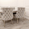 Kensington dining chair with deep button back