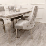 Kensington dining chair with deep button back