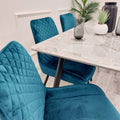 Luna Dining Chair Navy Blue