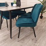 Luna Dining Chair Navy Blue