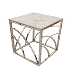 Stella White Lamp Table