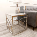 Stella White Lamp Table