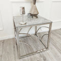 Stella White Lamp Table
