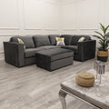 Hudson 3 & 2 Seater Sofa With Fixed Back Cushion