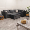Hudson 3 & 2 Seater Sofa With Fixed Back Cushion