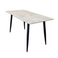 Titus 1.4m Black Dining Table