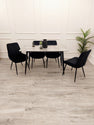 Titus 1.4m Black Dining Table