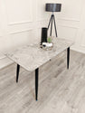Titus 1.4m Black Dining Table