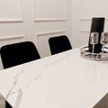 Titus 1.4m Black Dining Table