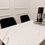 Titus 1.4m Black Dining Table