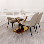 Valeo Gold 1.8m Dining Table