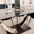 Venus 1.6m Chrome Dining Table