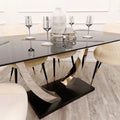 Venus 1.6m Chrome Dining Table