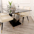 Venus 1.6m Chrome Dining Table