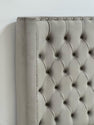 2025 MODERN MAYBACH CHESTERFIELD BED WITH SILVEER STUD FINISH