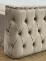 2025 MODERN MAYBACH CHESTERFIELD BED WITH SILVEER STUD FINISH