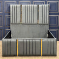 ELEGANCE LINE GOLD BED - OTTOMAN STORAGE BED