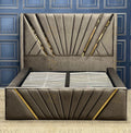 MODERN CROWN TWIN TRIM WING BED