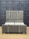 ELEGANCE LINE SILVER BED - OTTOMAN STORAGE BED
